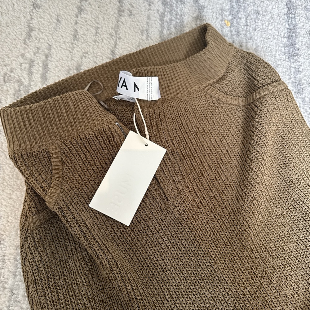 Brown Knit Skirt